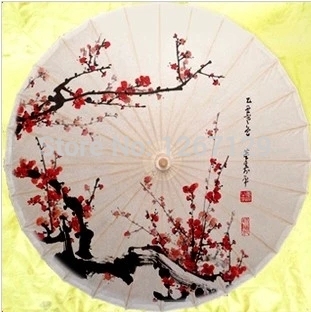    ȸȭ ȭ   ǰ ⸧ ٸ       ִ/Suzhou classical Chinese painting plum blossoms dancing props oiled paper umbrella is prevented